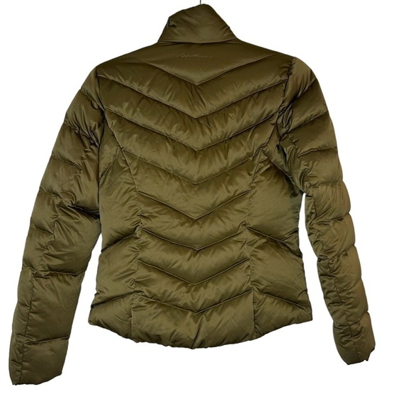 Eddie Bauer Chartreuse Green Down Puffer - Picture 7 of 12